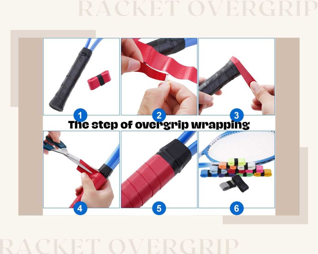 6-step-tutorial-to-wrap-sports-overgrip-without-wrinkles,-easy-installation-guide-for-all-racket-handles